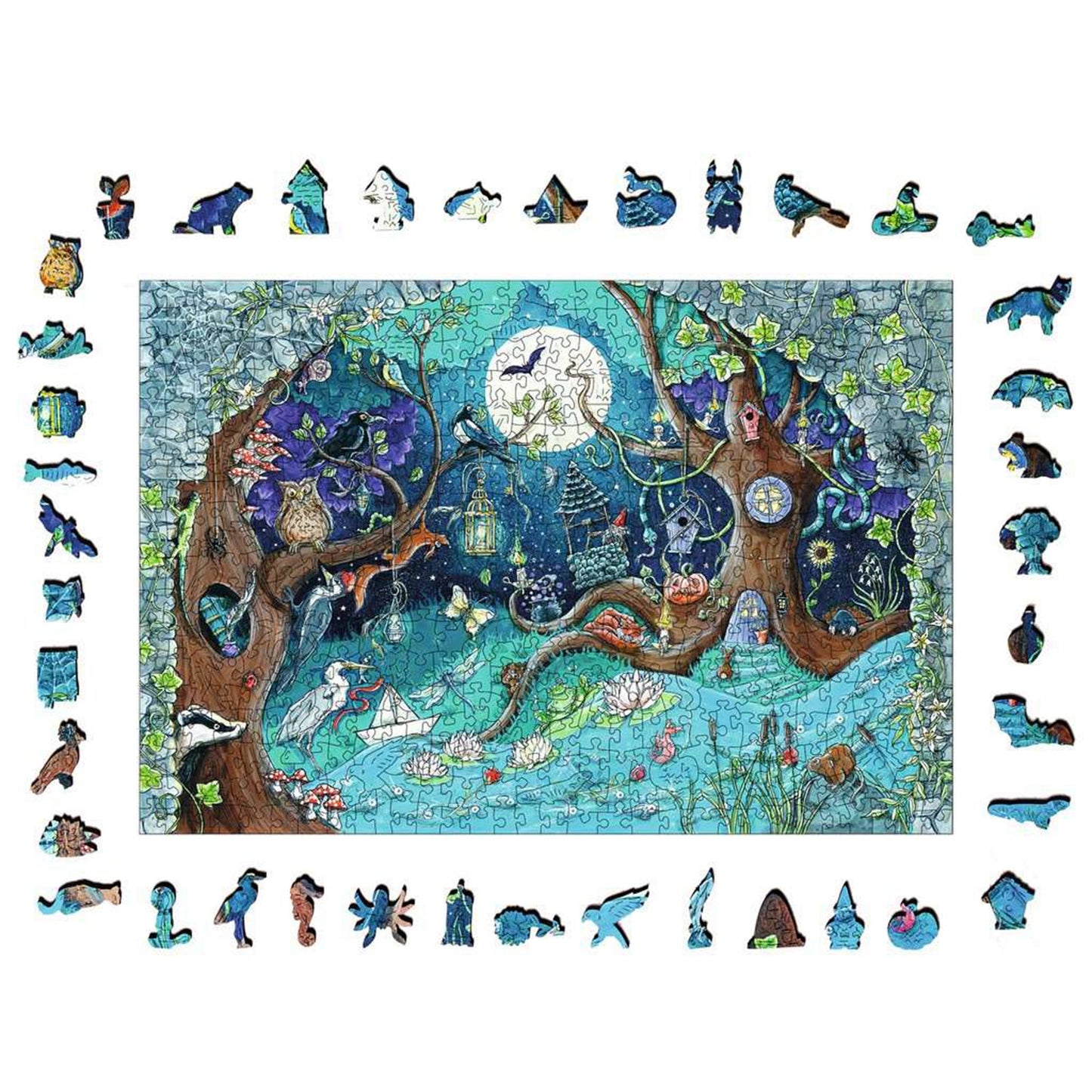Ravensburger Fantasy Forest 500 Piece Wooden Jigsaw Puzzle