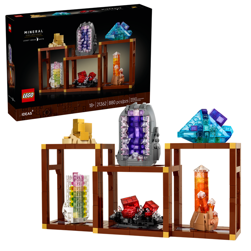 LEGO® Ideas Mineral Collection Building Set 21362