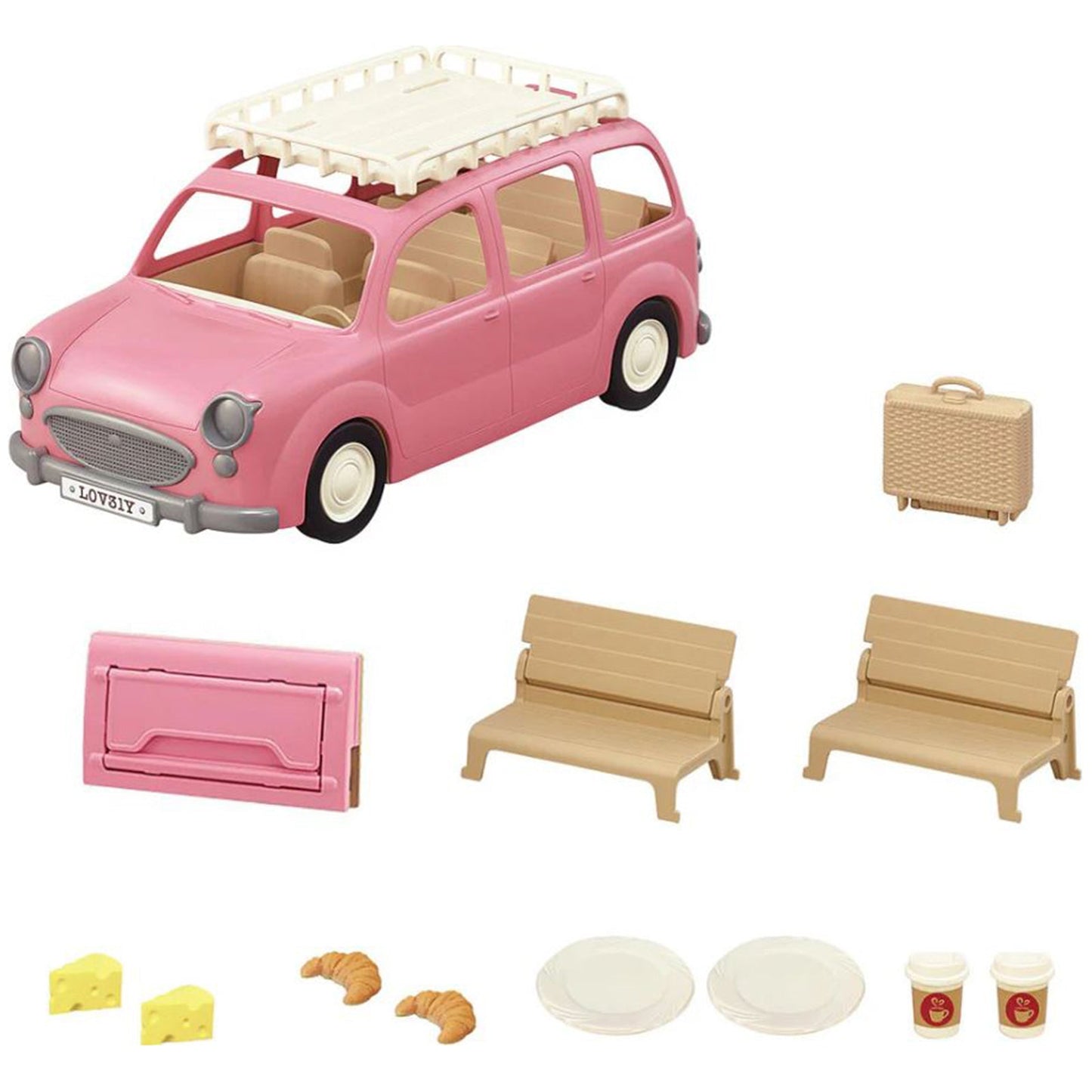 Calico Critter Family Picnic Van Set CC1910
