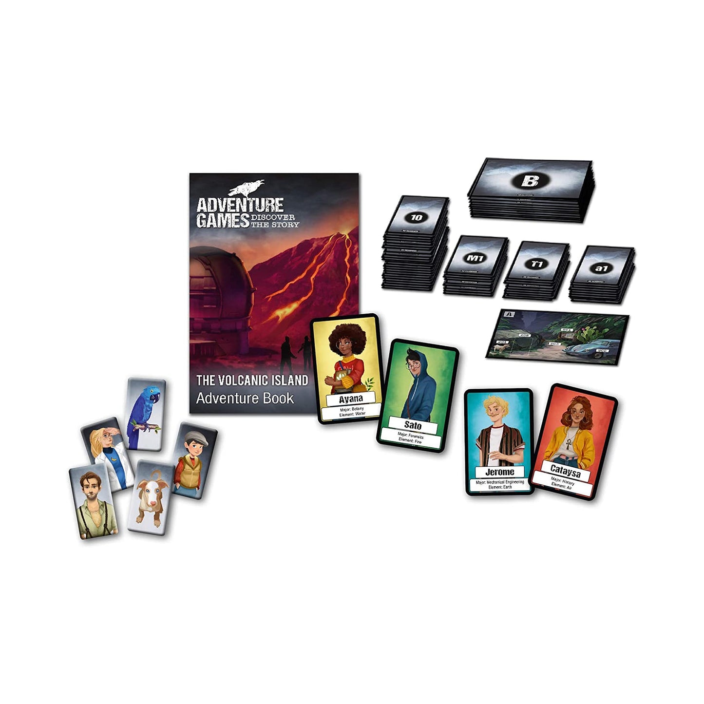 Thames And Kosmos Adventure Games Volcanic Island Card Game
