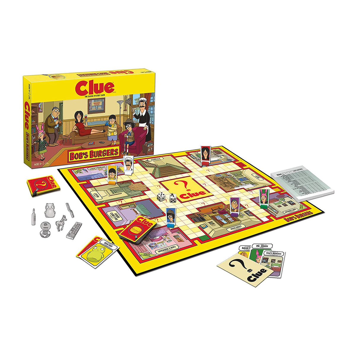 USAopoly Clue Bob's Burgers The Board Game