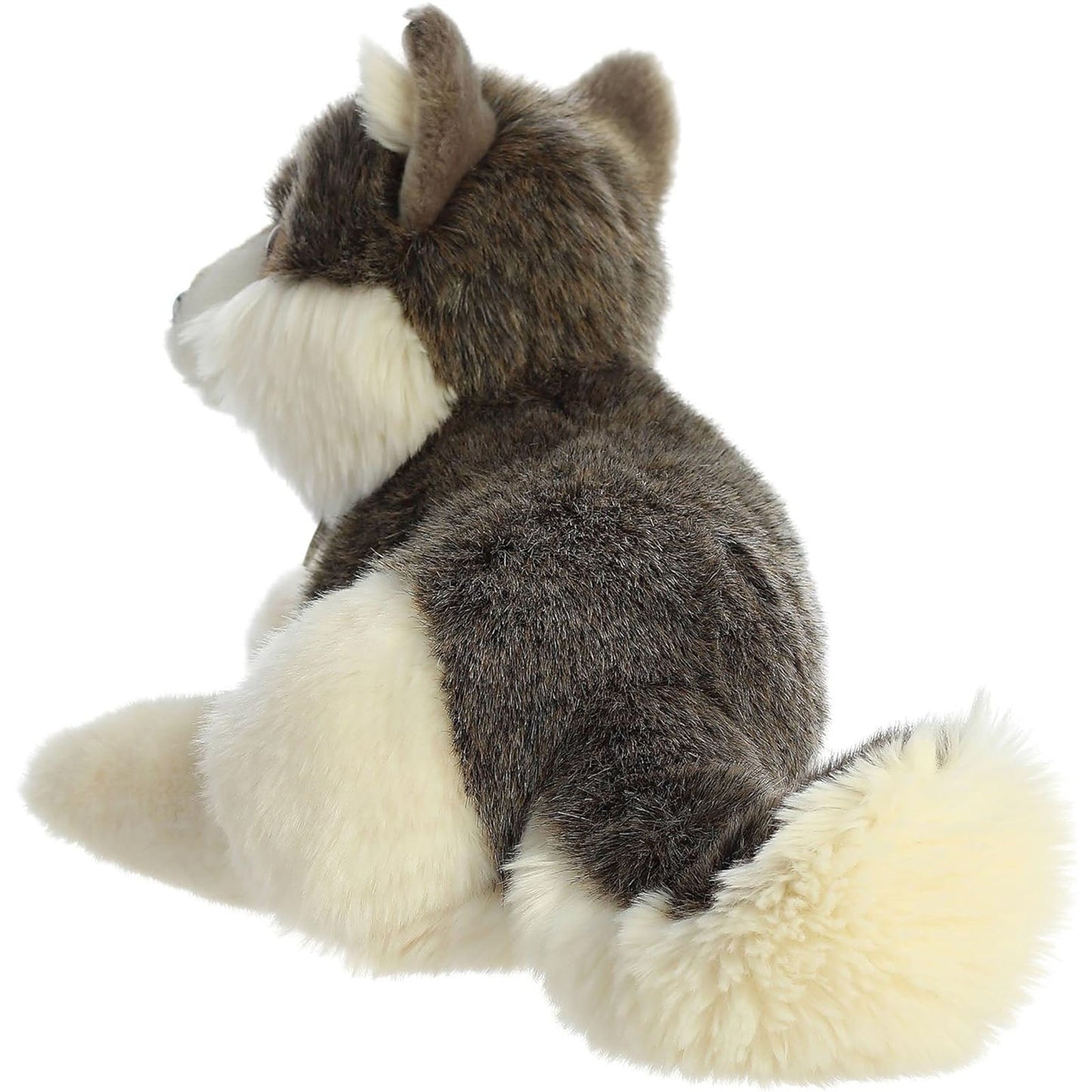 Aurora Miyoni Wolf Laying 15 Inch Plush