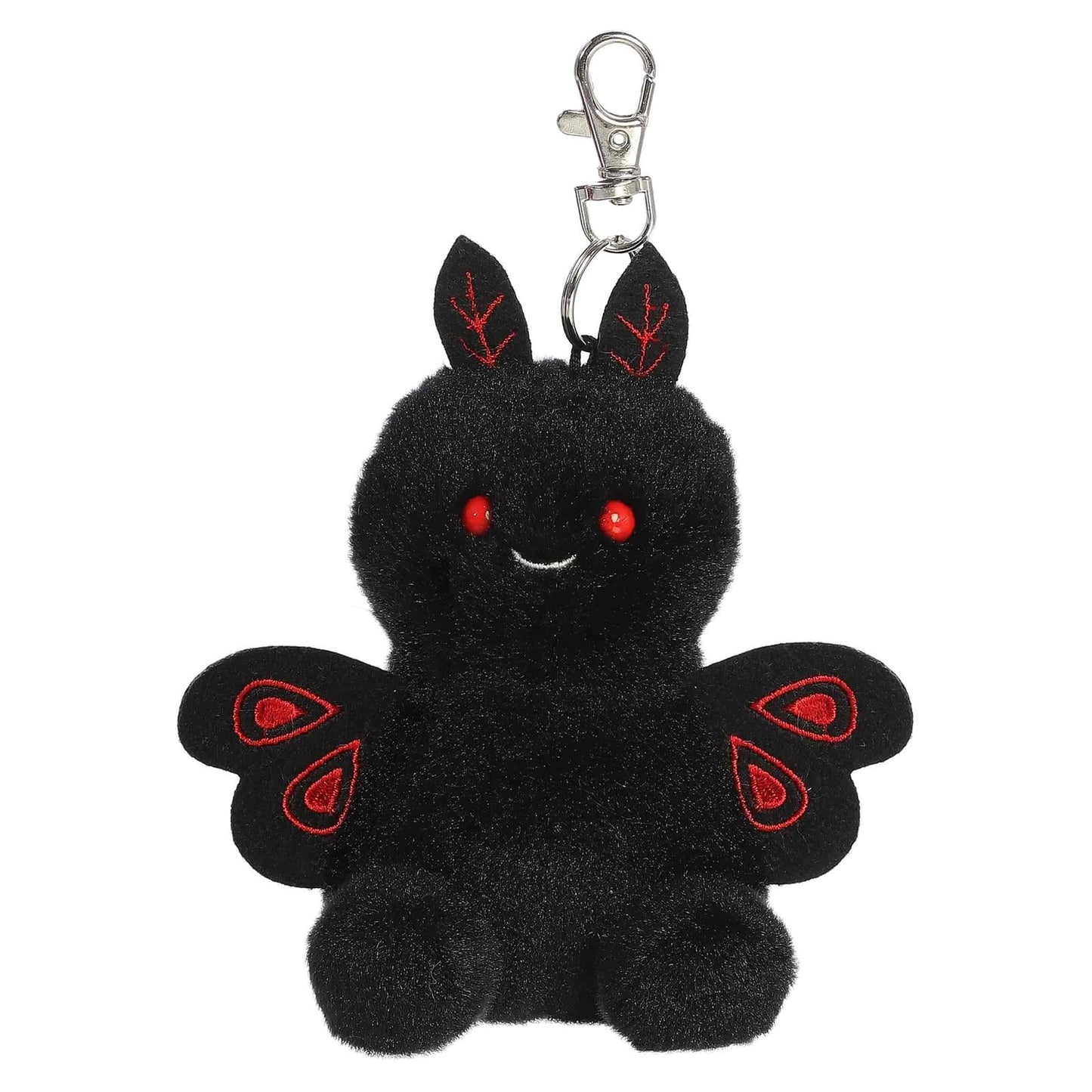 Aurora Palm Pals Mortimer Mothman 4 Inch Plush Figure Clip On