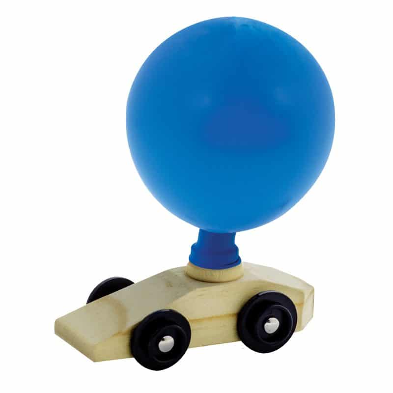Schylling Classic Balloon Powered Wooden Car