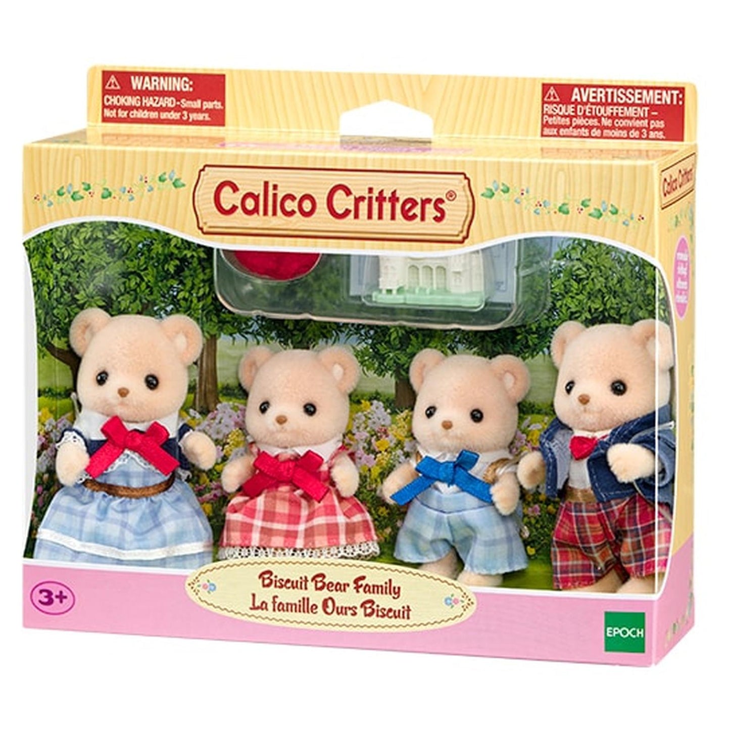 Calico Critters Biscuit Bear Family Figure Set CC2274