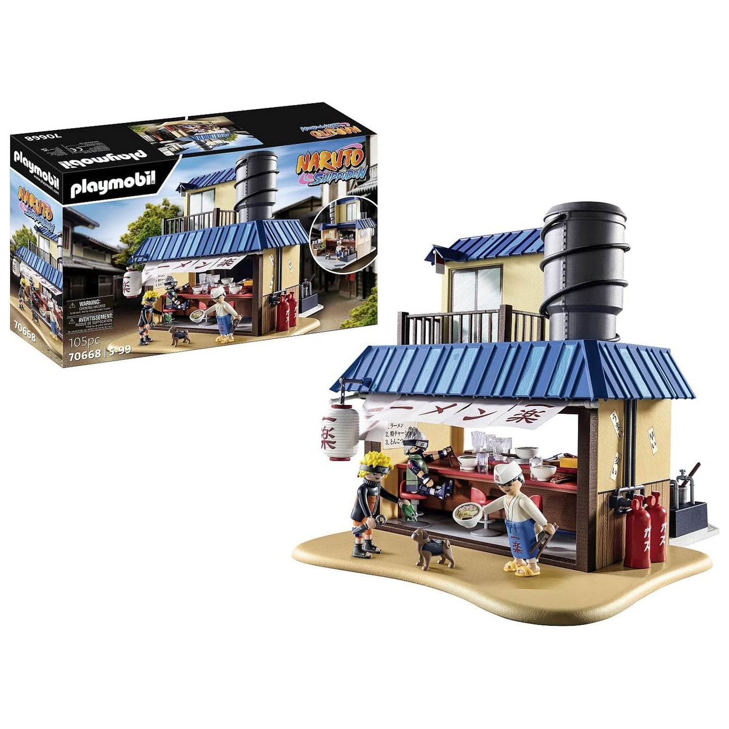 Playmobil Naruto Shippuden Ichiraku Ramenshop Building Set 70668