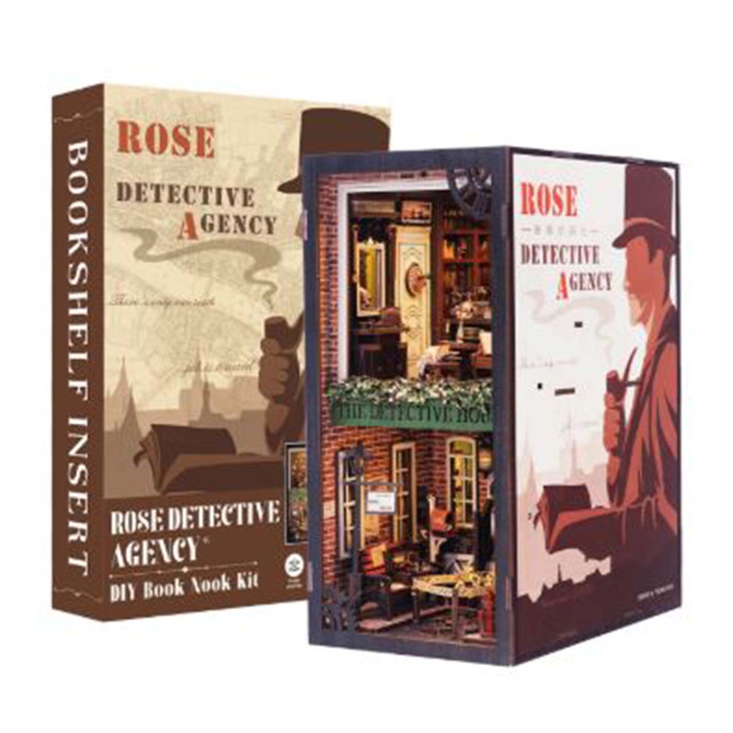 CuteBee Rose Detective Agency DIY Book Nook Kit