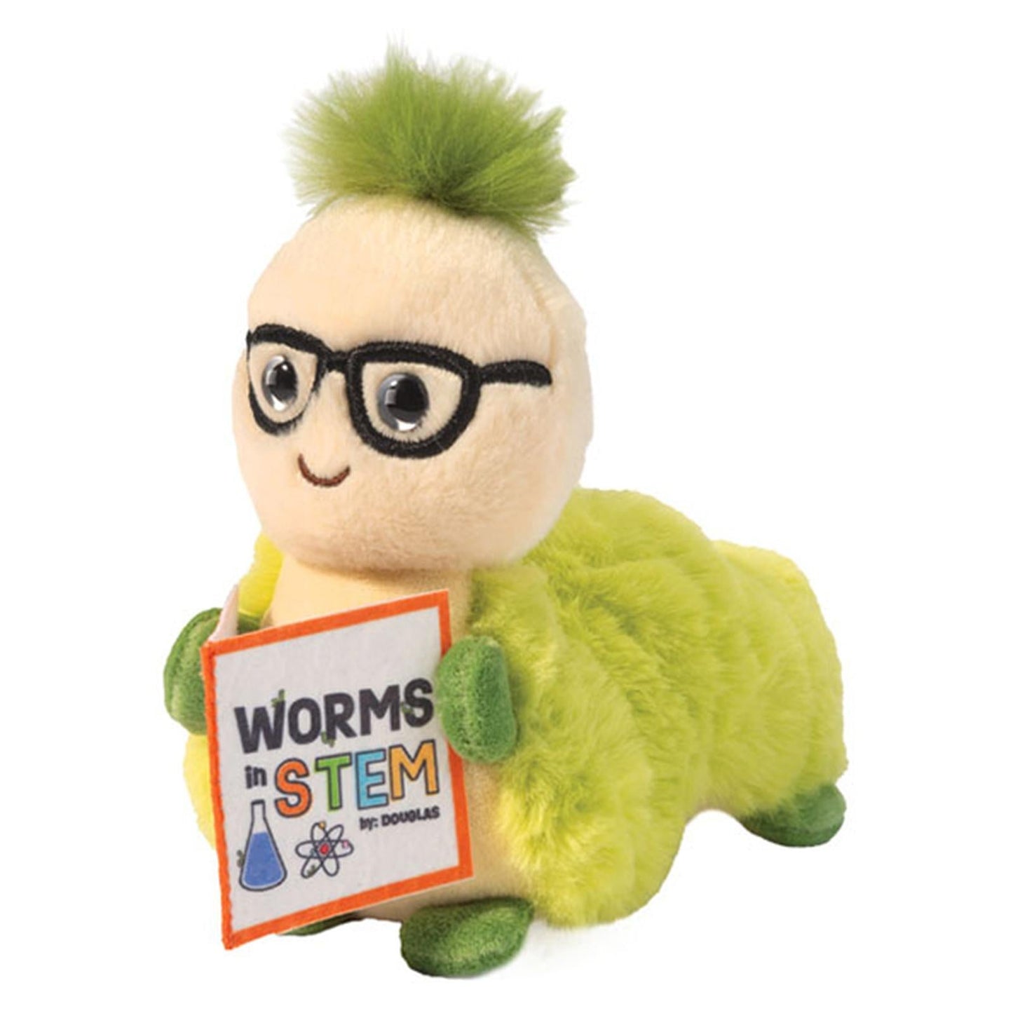 Douglas Atom Bookworm 6 Inch Plush Figure