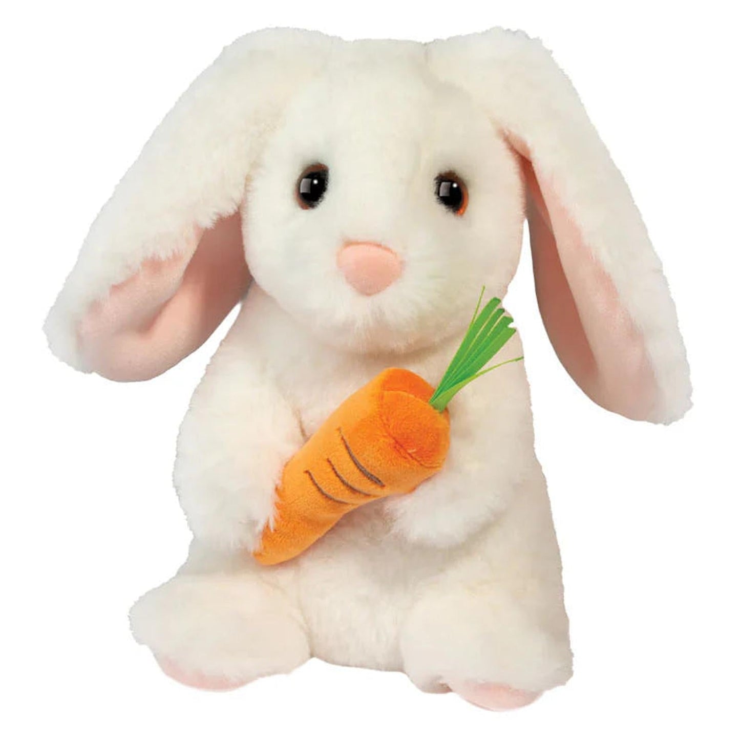Douglas Zen Bunny With Carrot 7 Inch Plush Figure