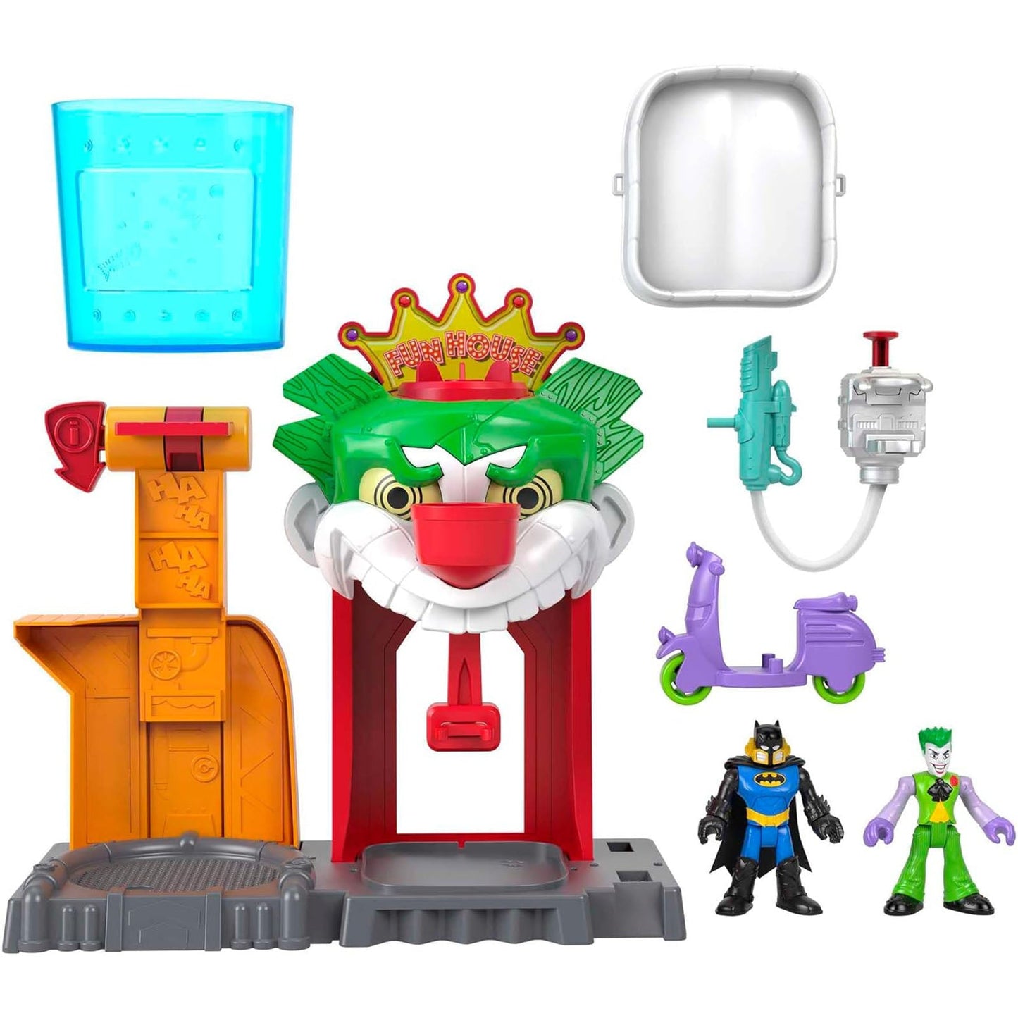 Fisher Price Imaginext DC Super Friends The Joker Funhouse Color Changers Playset