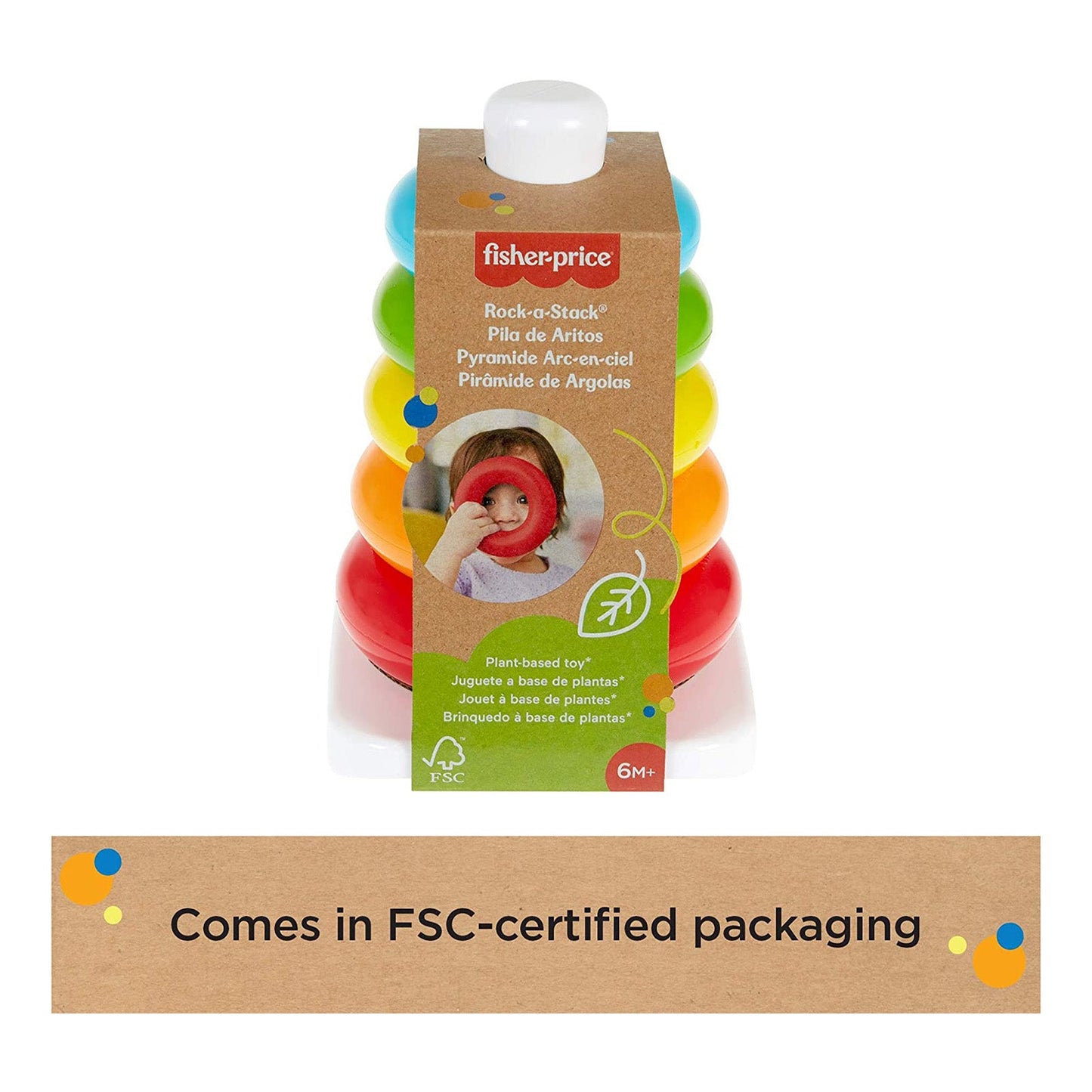 Fisher Price Rock-a-Stack Toy