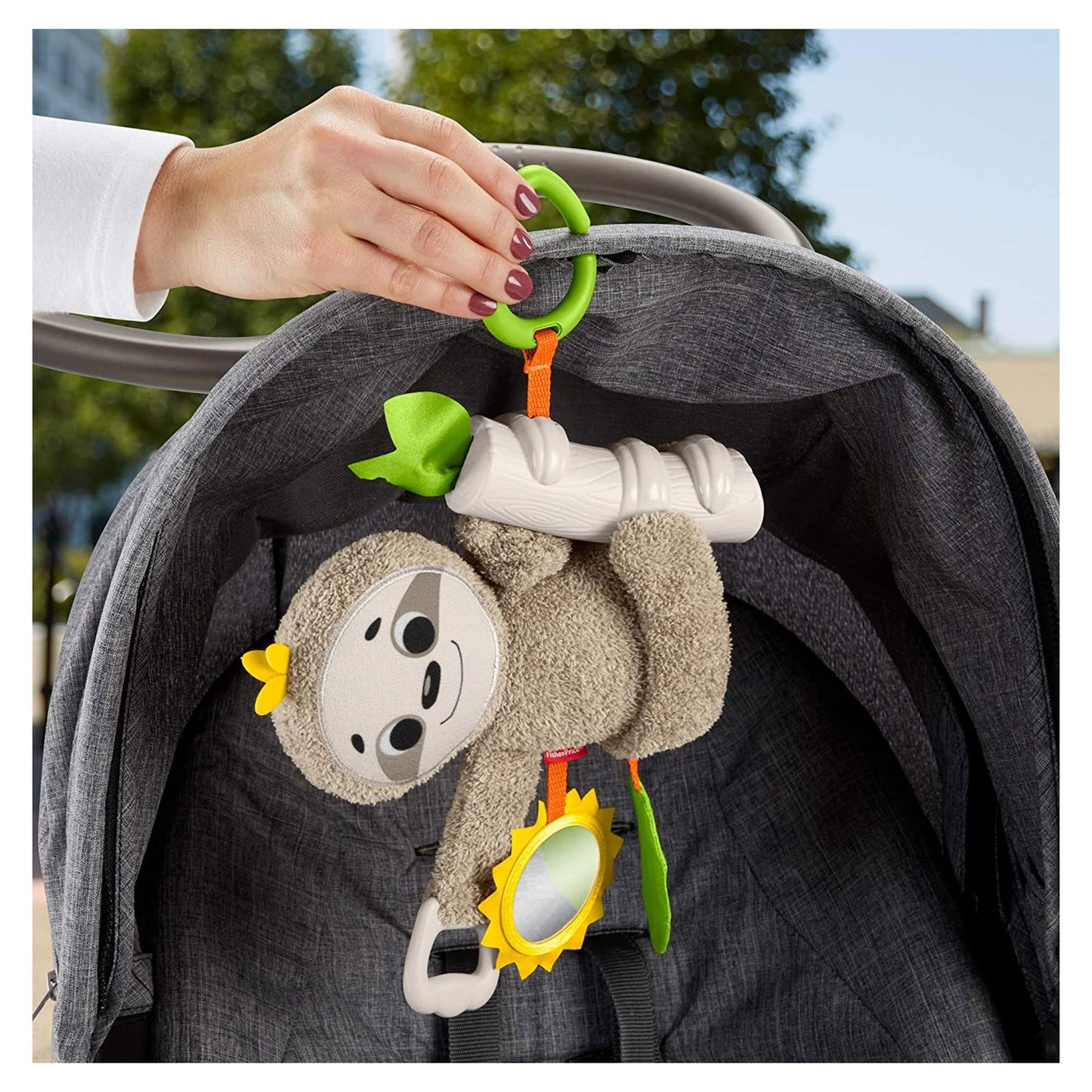 Fisher Price Stoller Sloth Plush Toy
