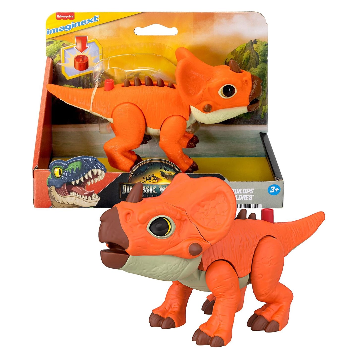 Fisher-Price Imaginext Jurassic World Rebirth Aquilops Figure