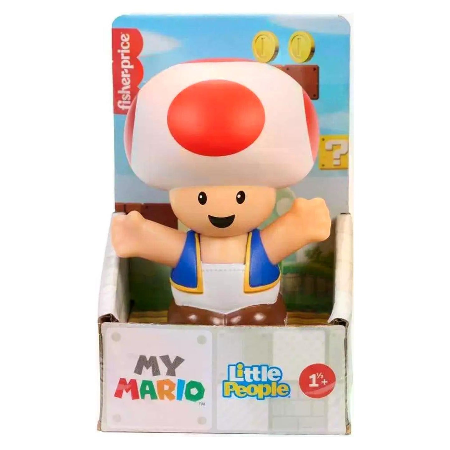 Fisher-Price My Little People My Mario Toad Figure