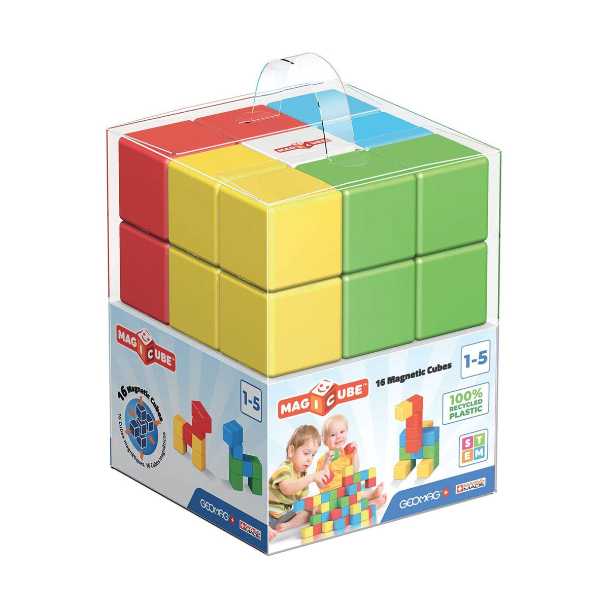 Geomag Green Magicube 16 Cubes Set