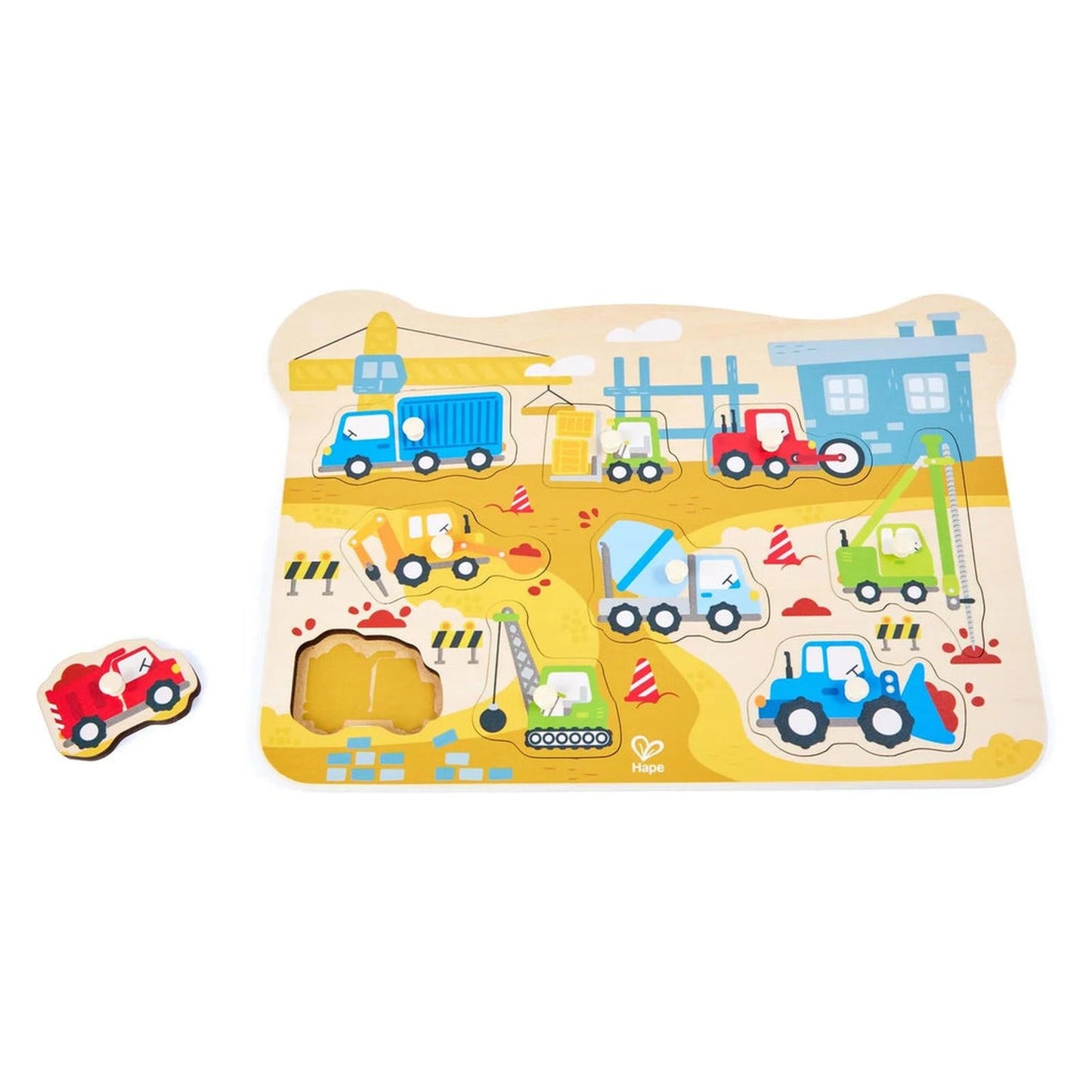 Hape Construction Peg Puzzle