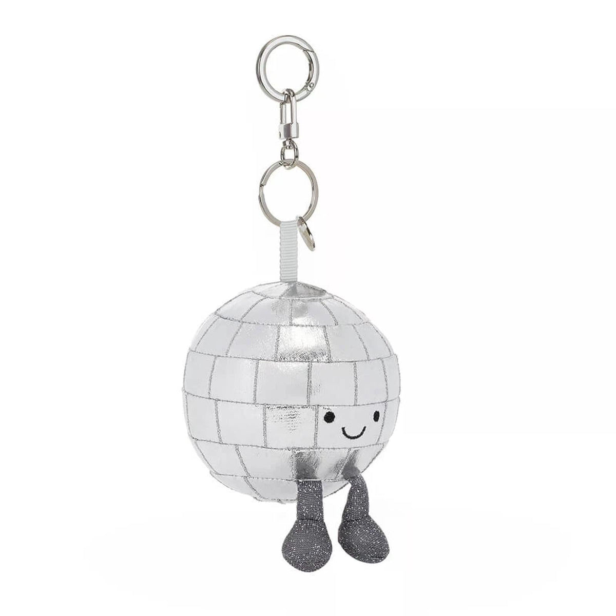 Jellycat Amuseables Disco Ball 4 Inch Key Chain Plush Bag Charm