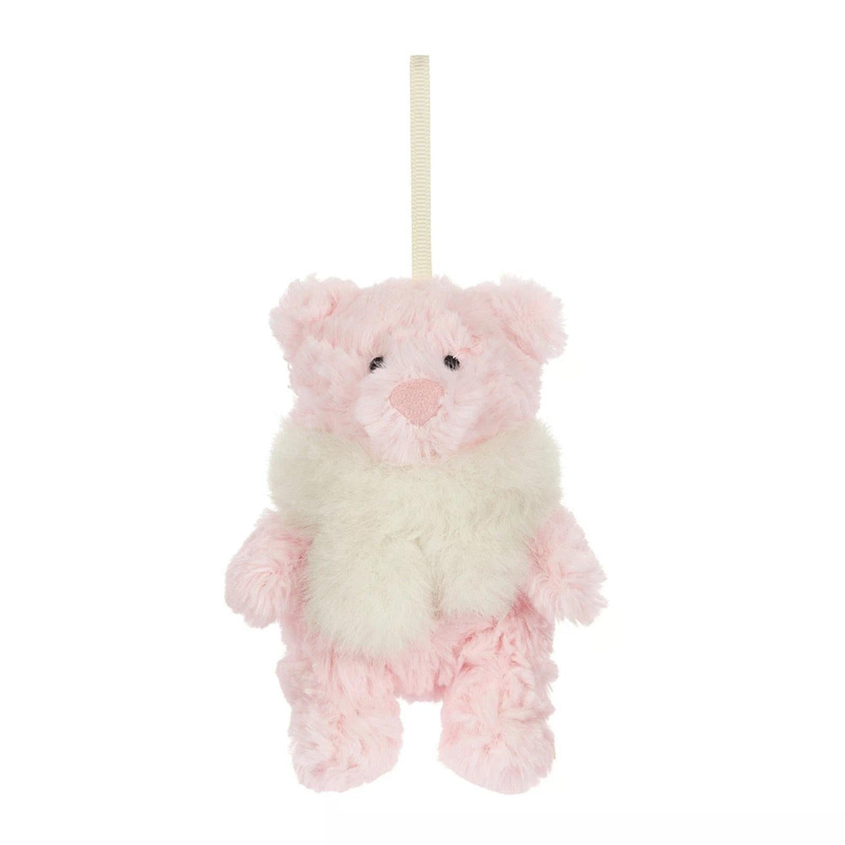 Jellycat Leola Bear Winter Warmer Decoration 4 Inch Plush Figure