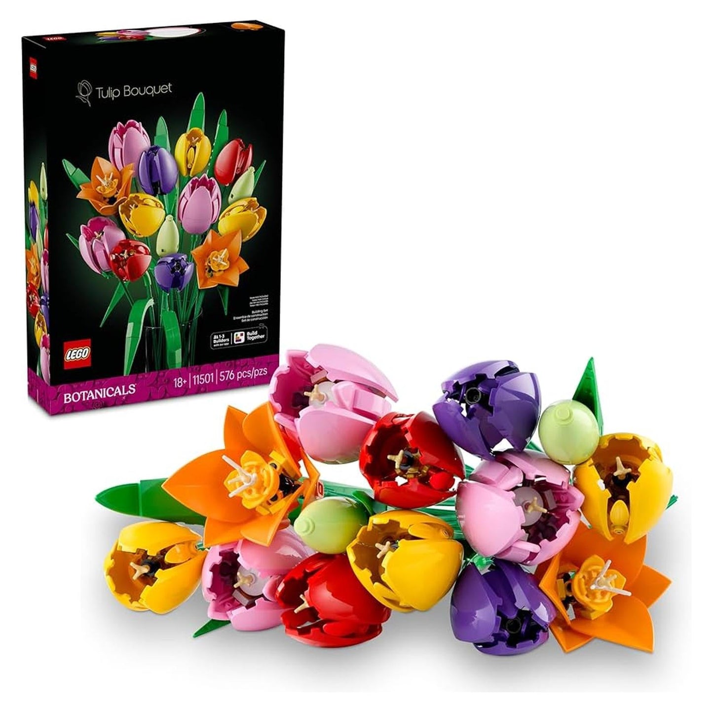 LEGO® Botanicals Tulip Bouquet Building Set 11501