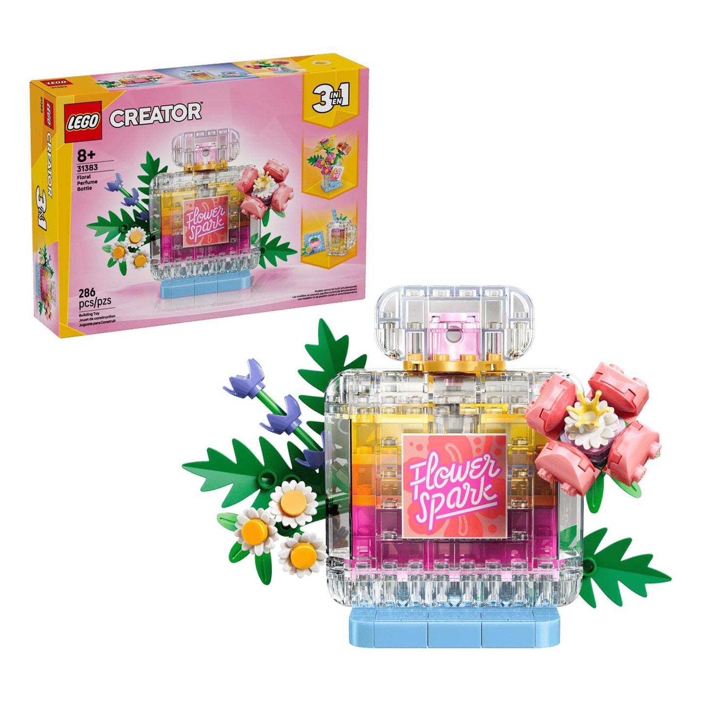 LEGO® Creator Floral Perfume Bottle Building Set 31383