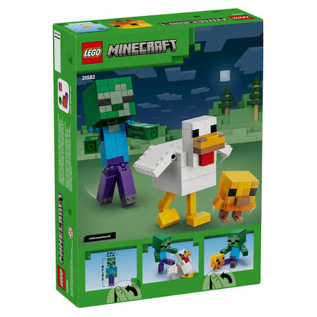 LEGO® Minecraft Chicken Jockey Building Set 21582