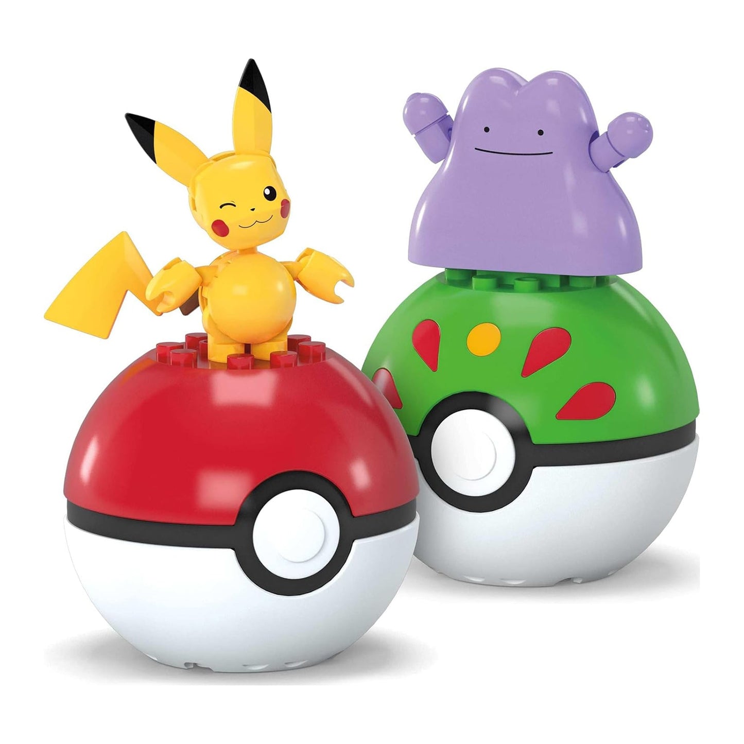 MEGA Pokemon Ditto And Pikachu Building Set