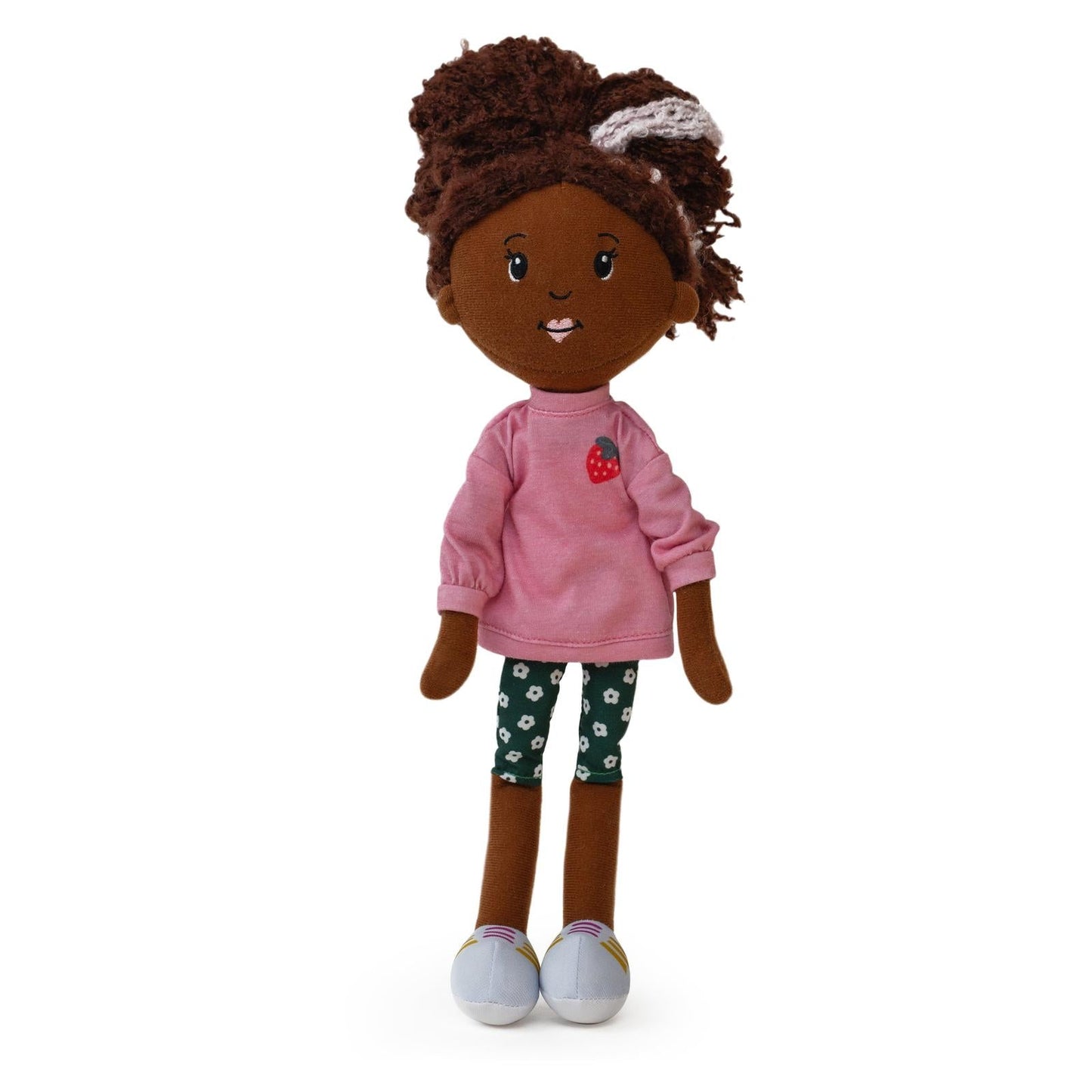 Manhattan Toys Groovy Girls Brown Skin Brown Hair Saige 13 Inch Plush Doll