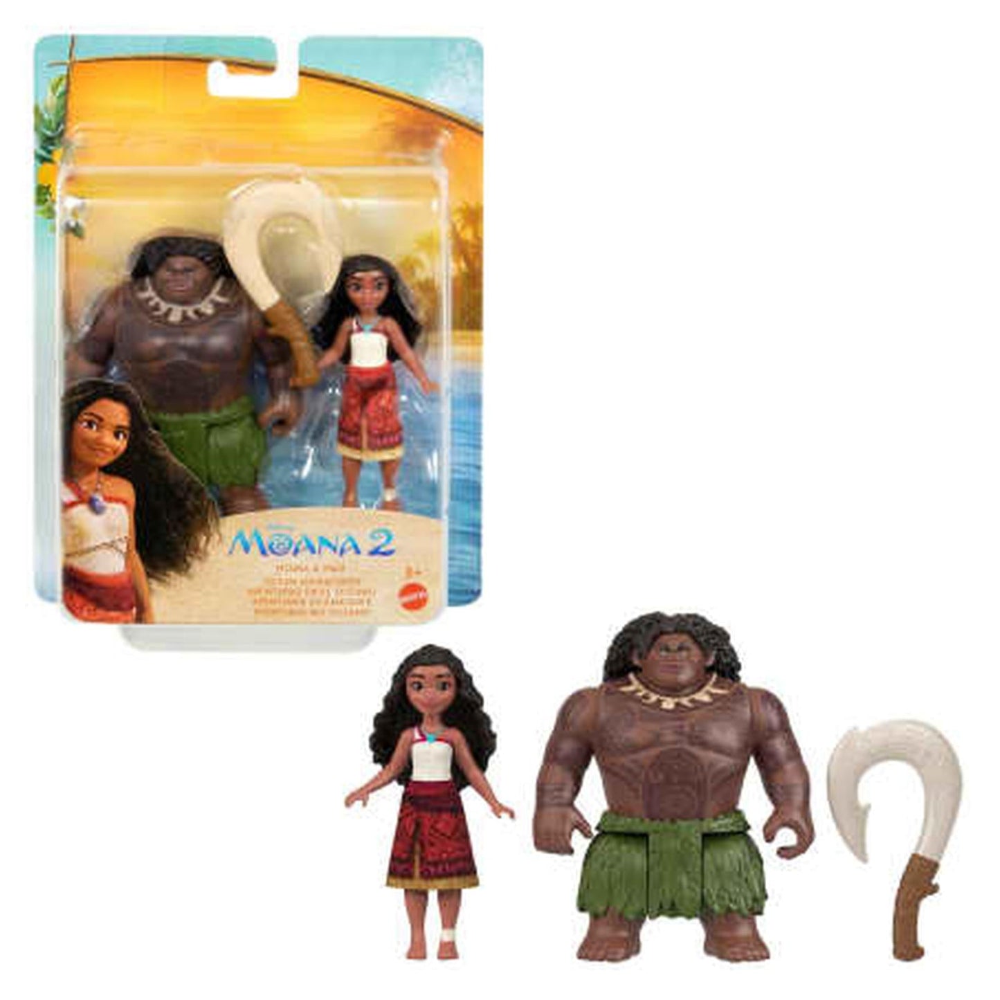 Mattel Disney Moana 2 Moana And Maui Figure Set