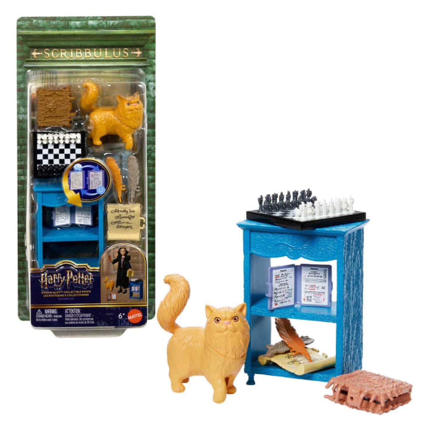 Mattel Harry Potter Dragon Alley Collectible Shops Scribbulus Set