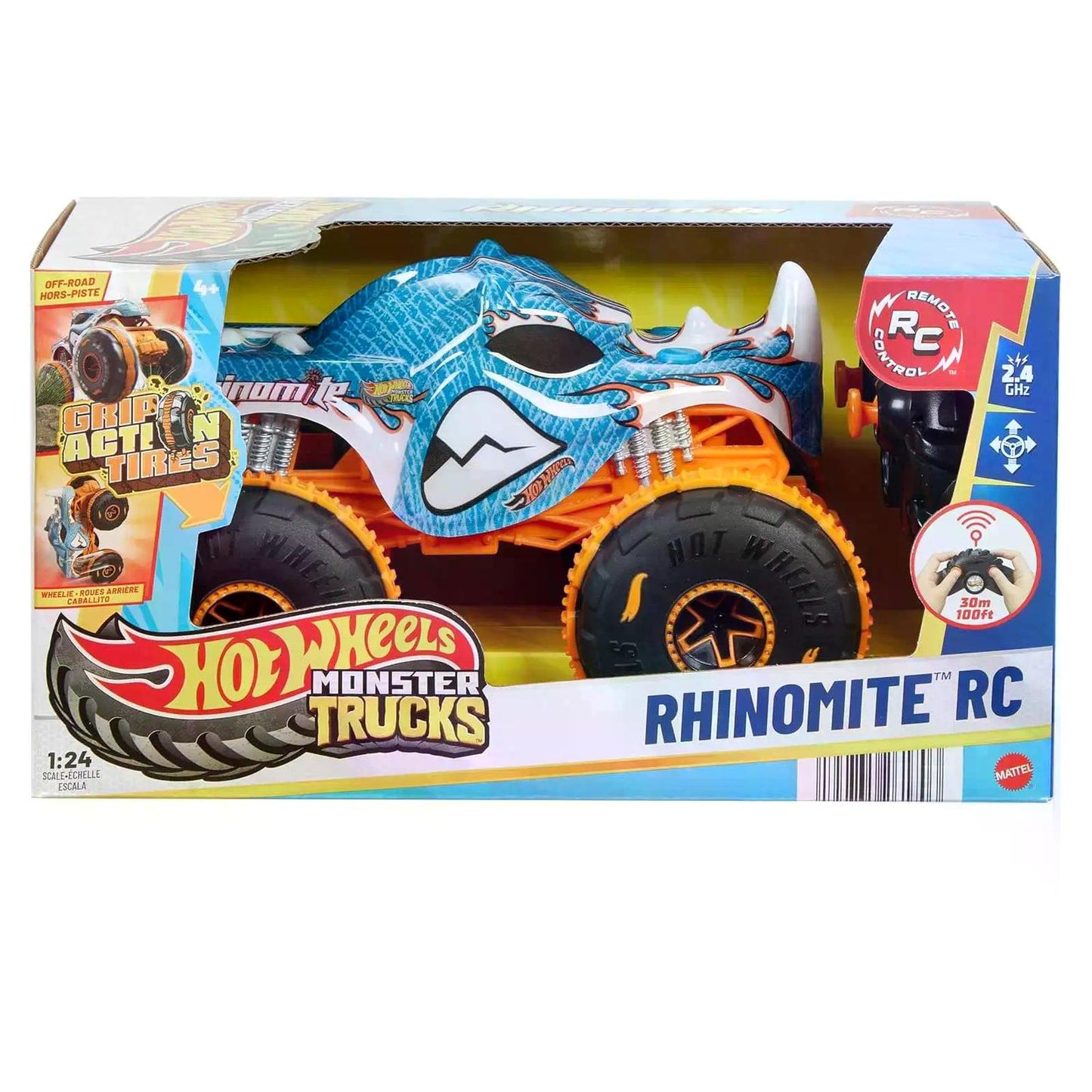 Mattel Hot Wheels Monster Trucks Rhinomite RC Vehicle