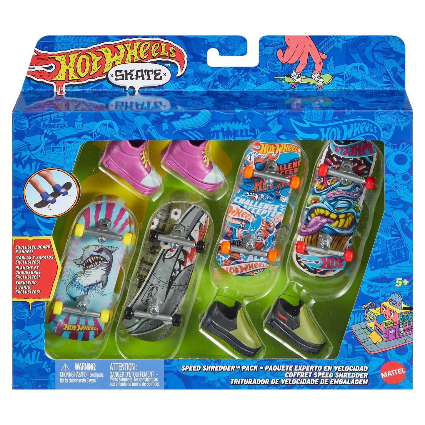 Mattel Hot Wheels Skate Speed Shredder Pack