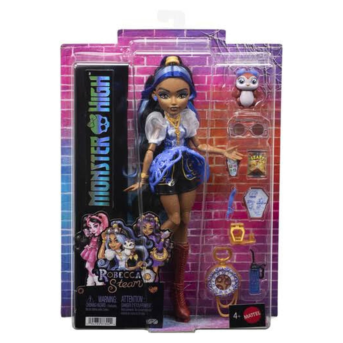 Mattel Monster High Robecca Steam Doll Set