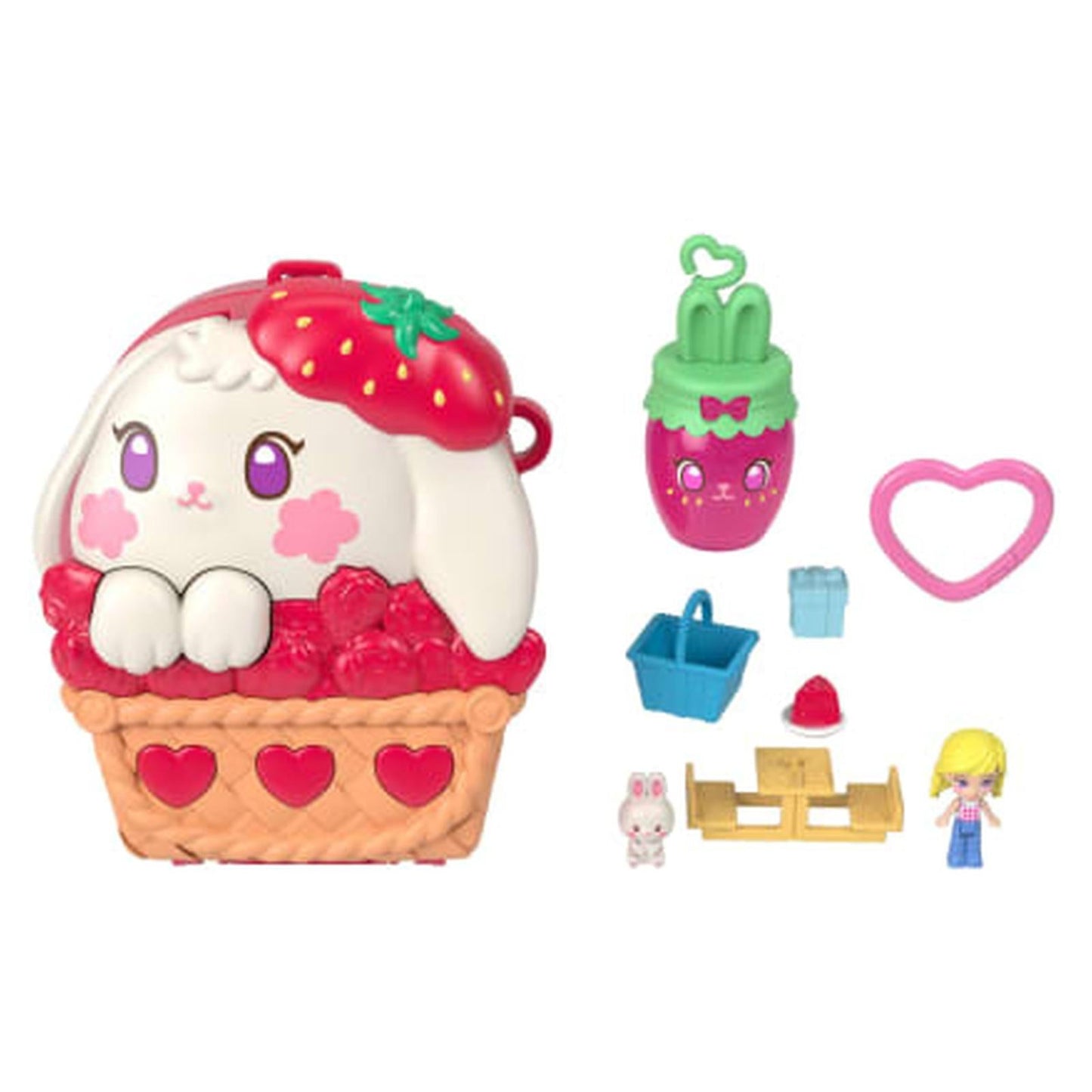 Mattel Polly Pocket Picnic Bunny Compact Playset