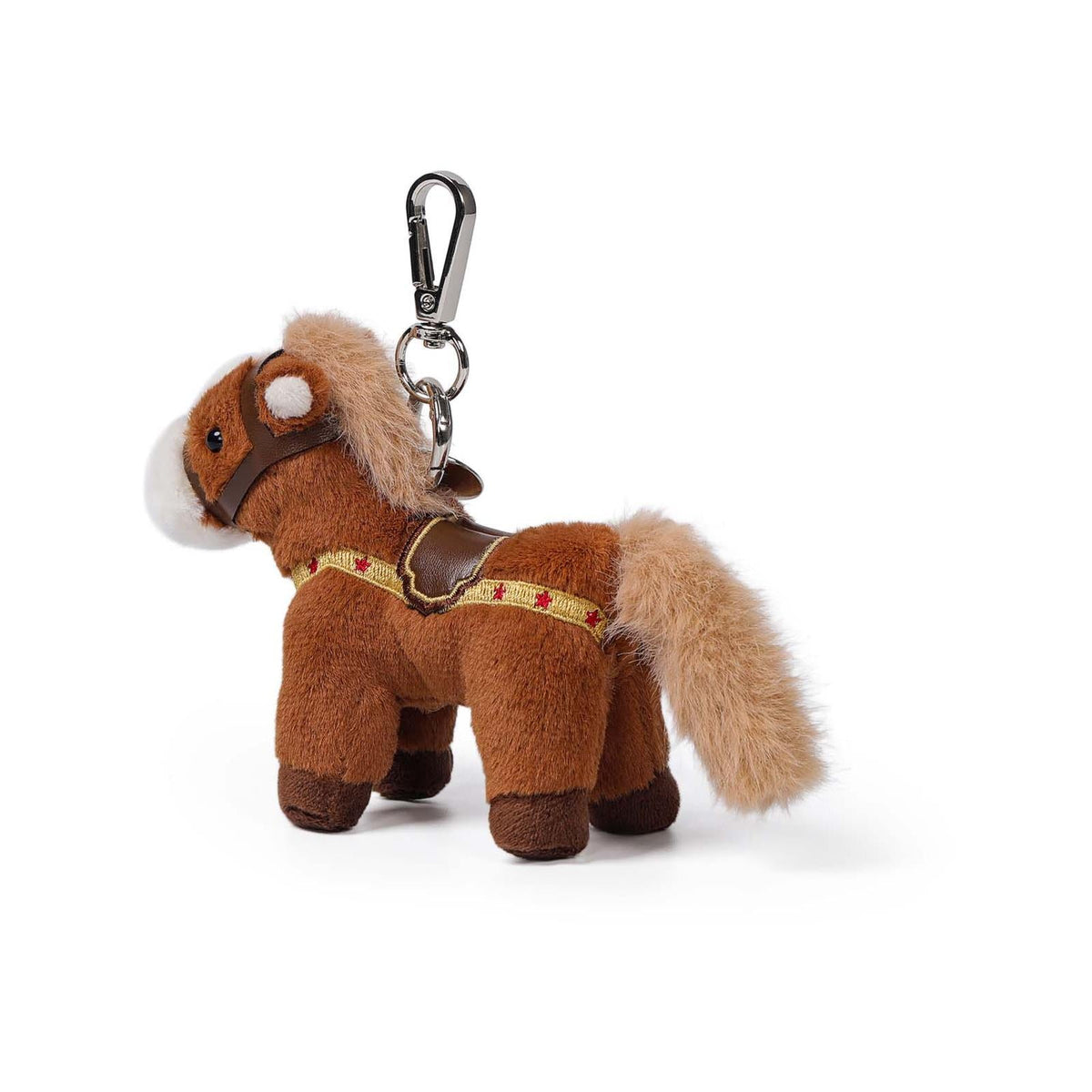 McHugs Cinnamon Brown Pony 4 Inch Plush Bag Charm