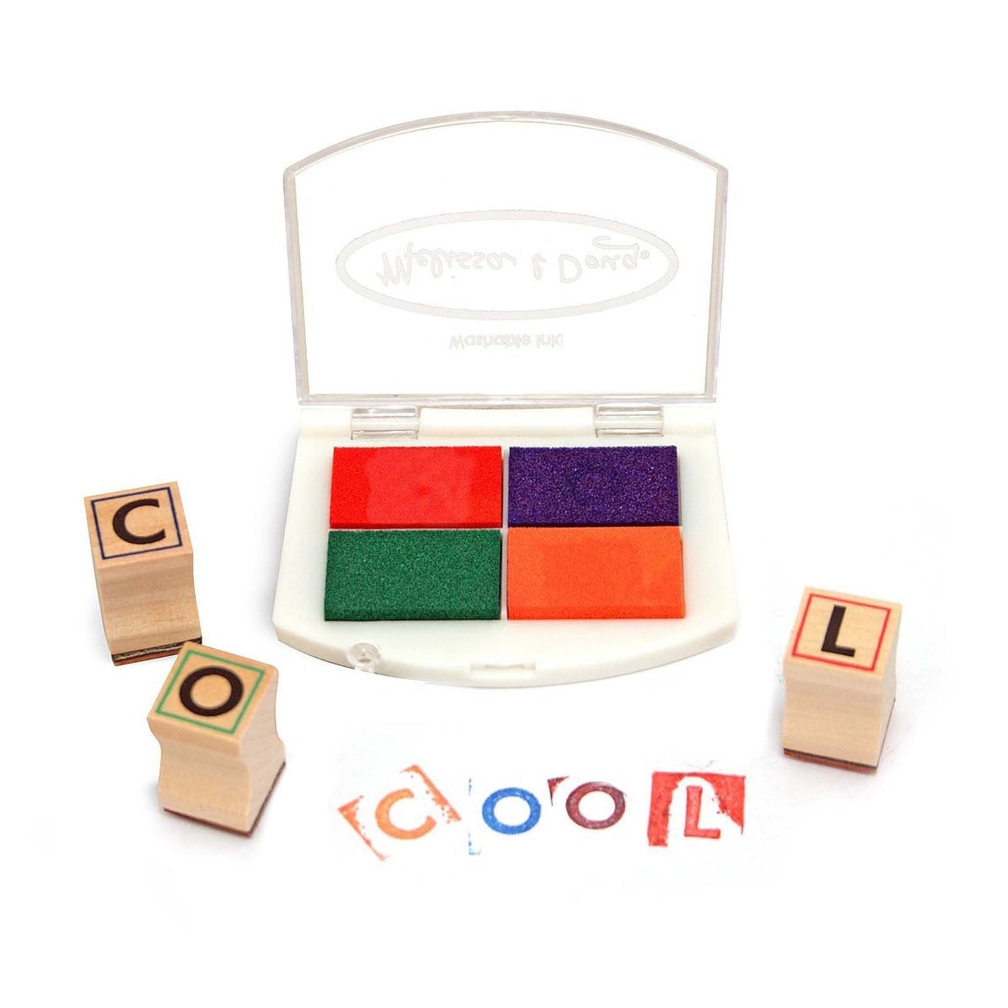 Melissa And Doug Alphabet Wooden Stamp Set