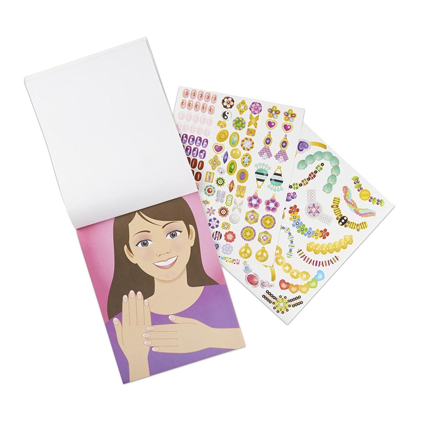 Melissa And Doug Jewelry And Nails Sticker Pad
