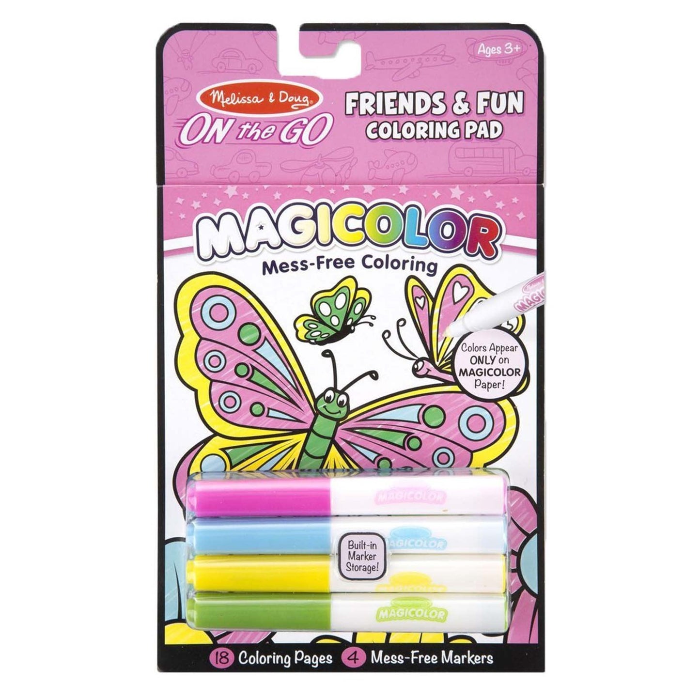 Melissa And Doug On The Go Magicolor Friends And Fun Coloring Pad
