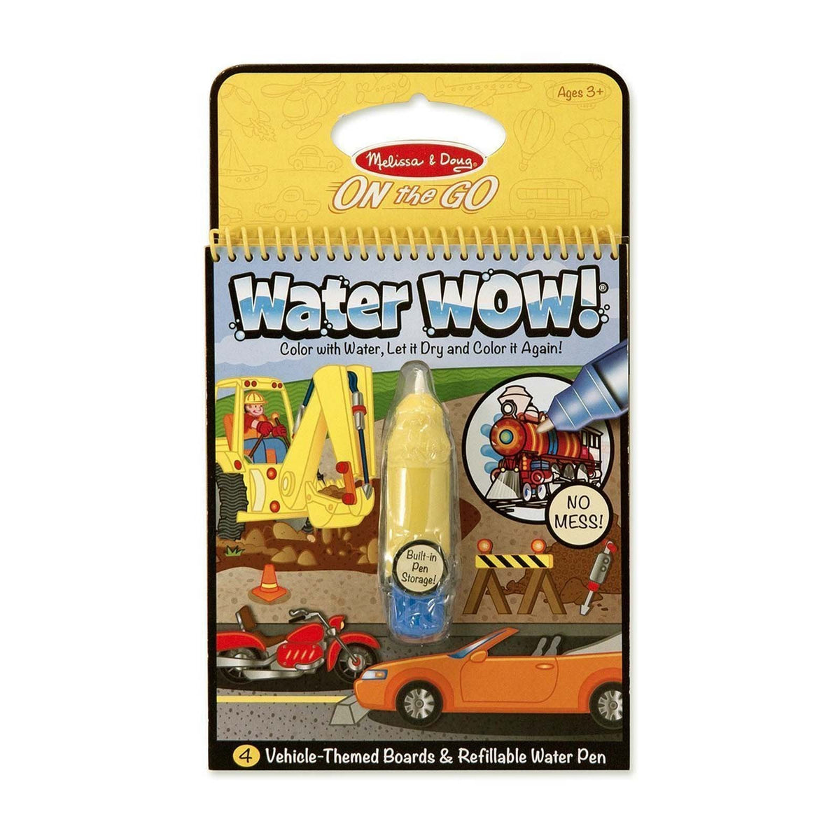 Melissa And Doug On The Go Water Wow Water Vehicles Reveal Pad
