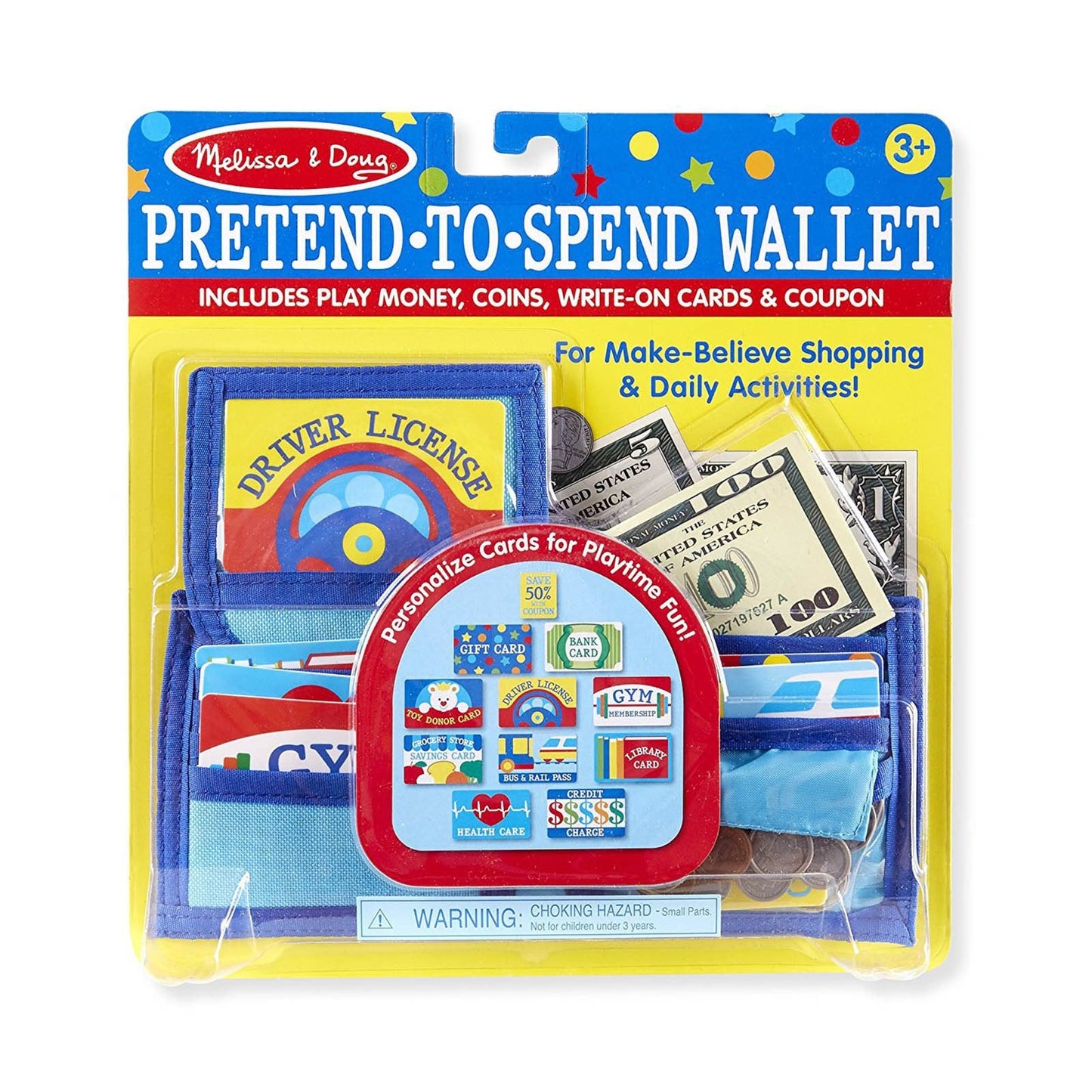 Melissa And Doug Pretend To Spend Wallet Play Set