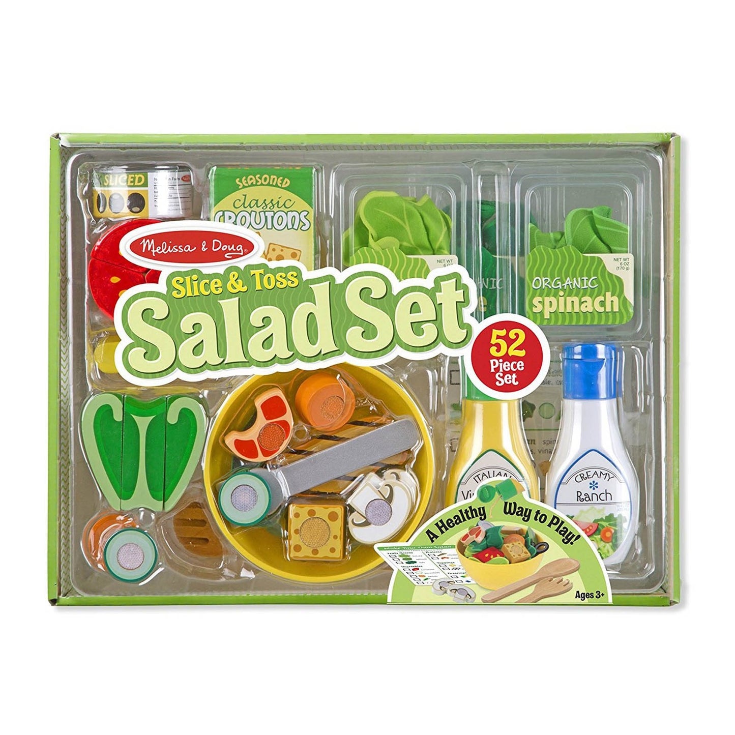 Melissa And Doug Slice And Toss Salad Play Set