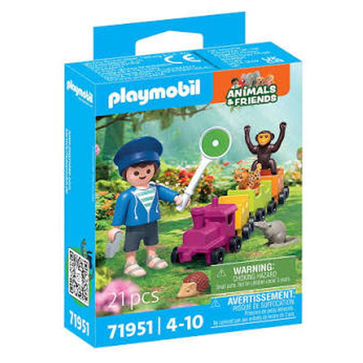 Playmobil Animal And Friends Train Ride Building Set 71951
