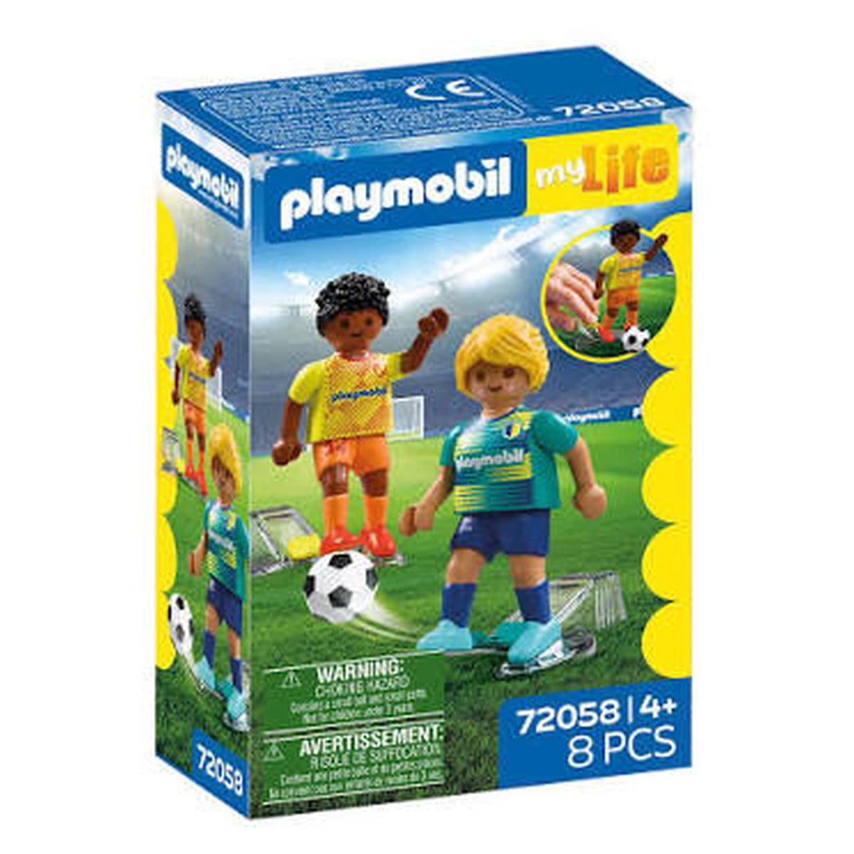 Playmobil My life Soccer Players Building Set 72058