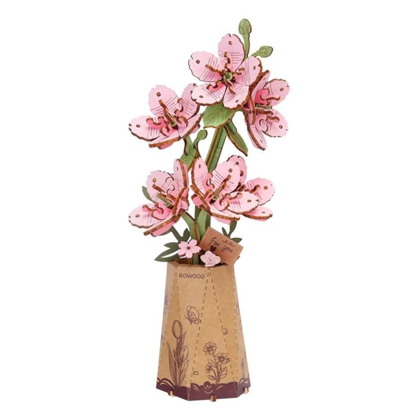 Robotime Rowood Sakura Wooden Bloom Craft Model Kit