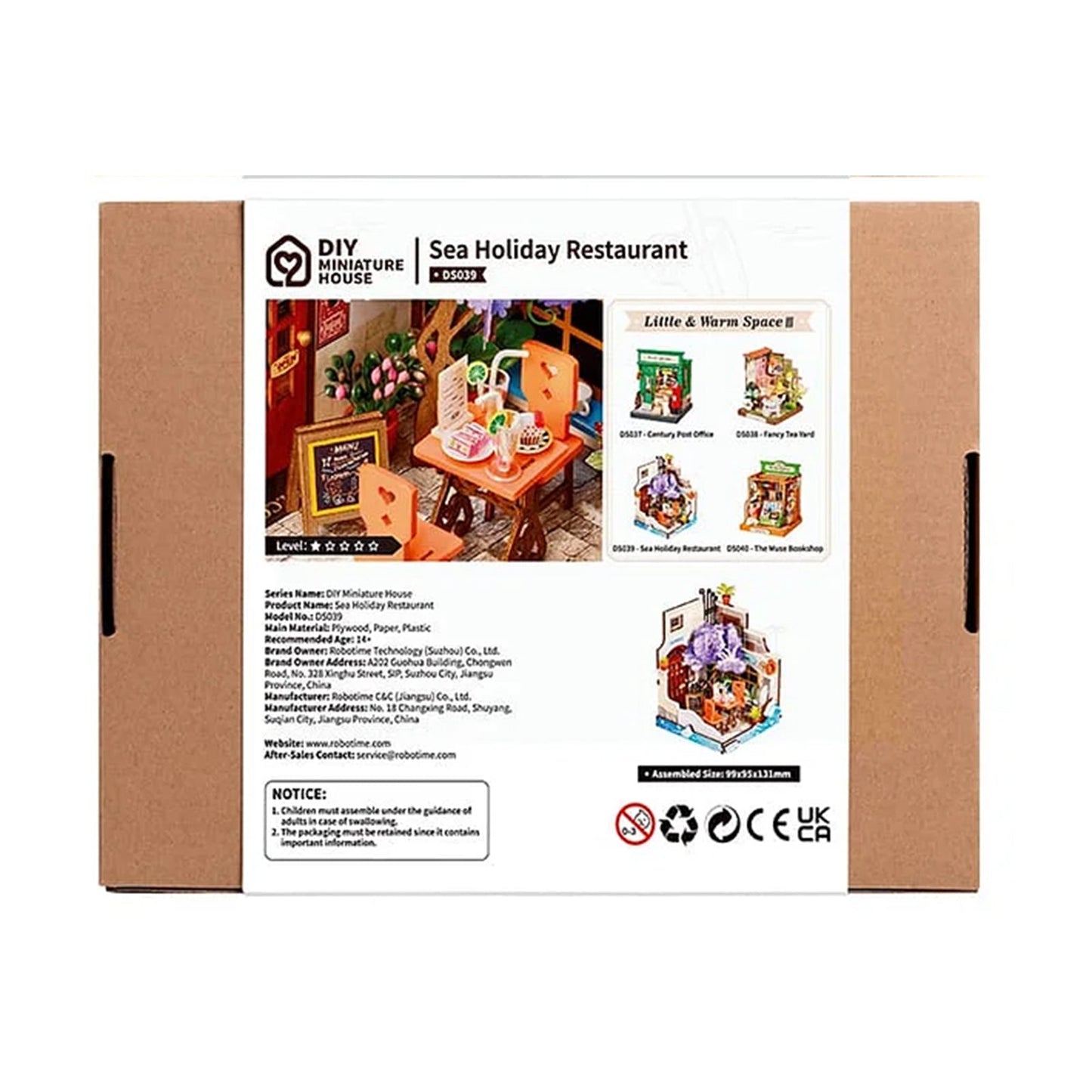 Robotime Rolife DIY Sea Holiday Restaurant Building Set