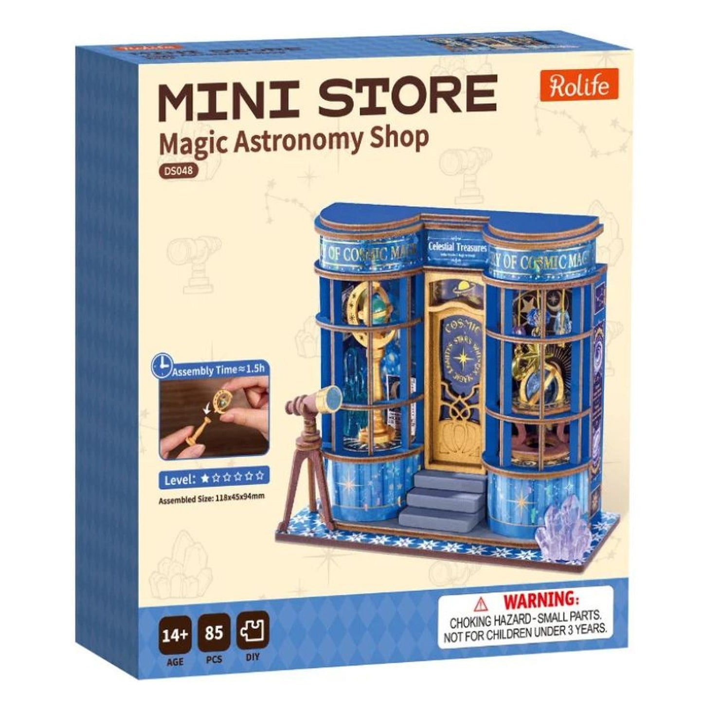 Robotime Rolife Mini Store Magic Astronomy Shop Building Set