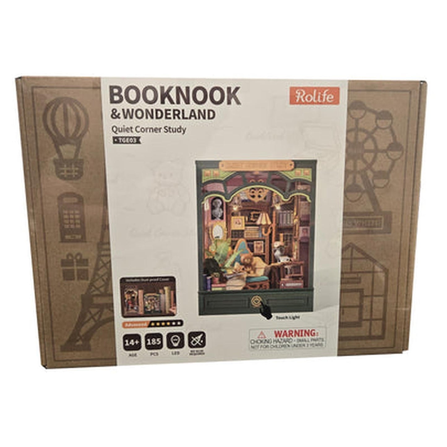 Rolife Quiet Corner Study Book Nook Set