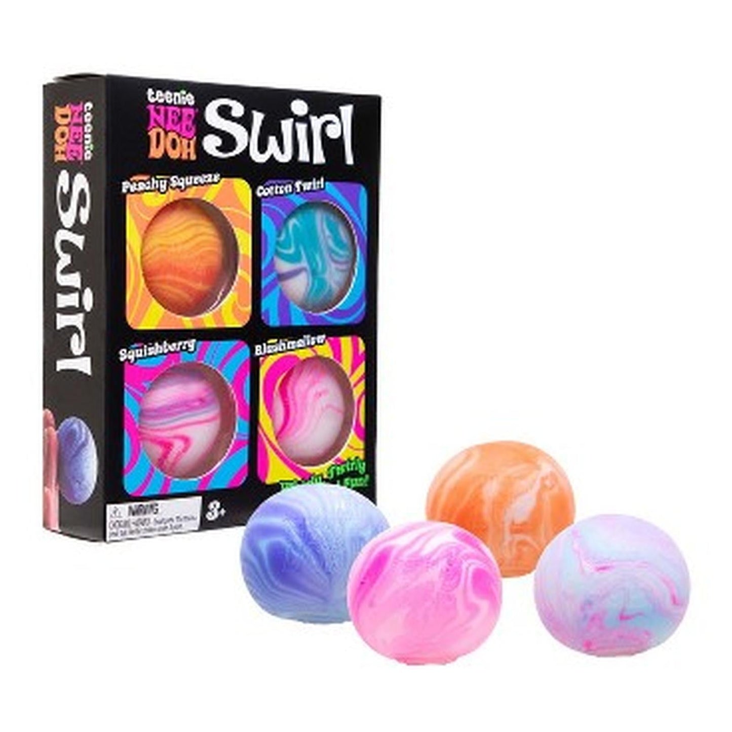 Schylling Teenie Nee Doh Swirl Squish Balls
