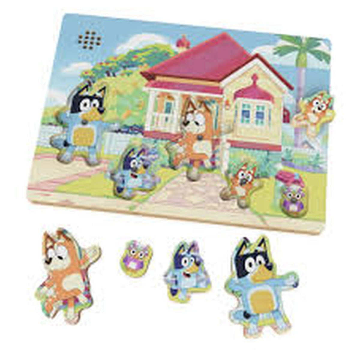 Spin Master Bluey Wooden Sound Puzzle