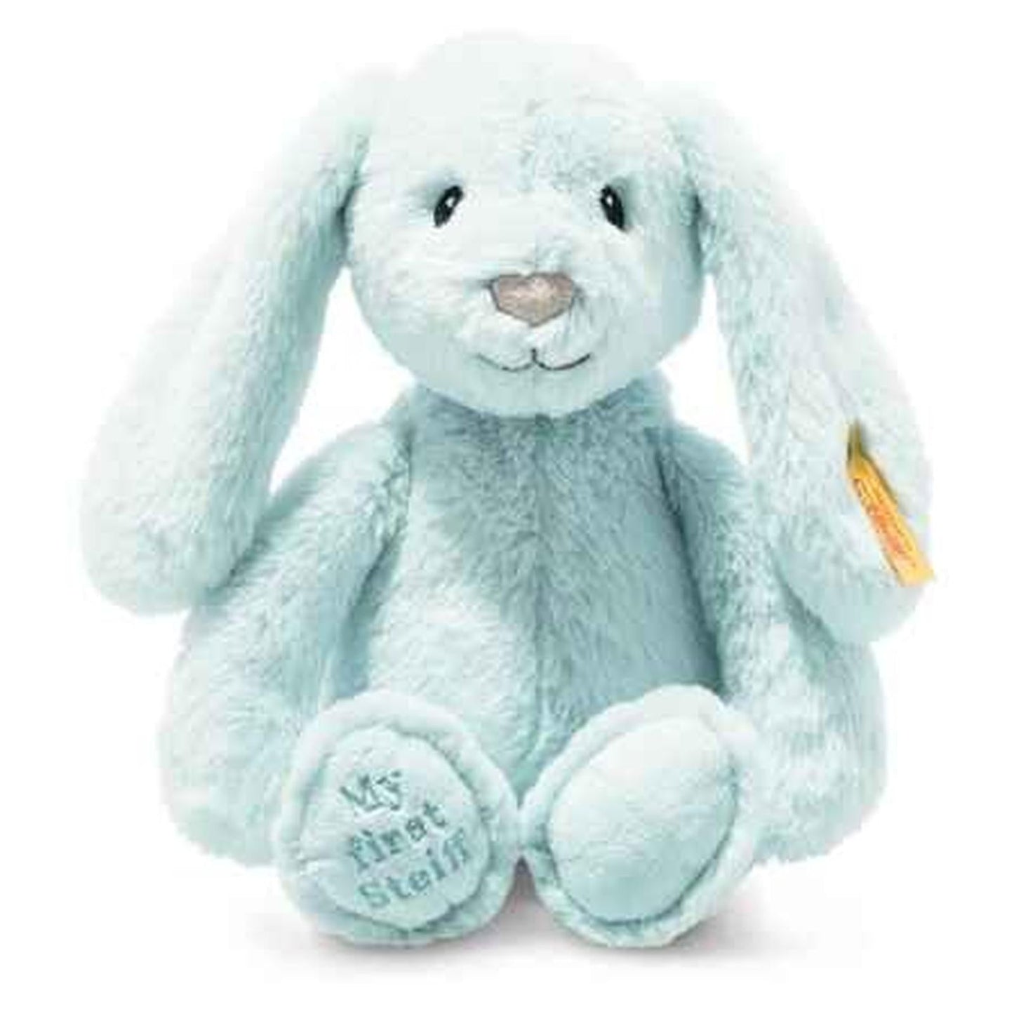 Steiff Hoppie Rabbit My First Light Blue 10 Inch Plush