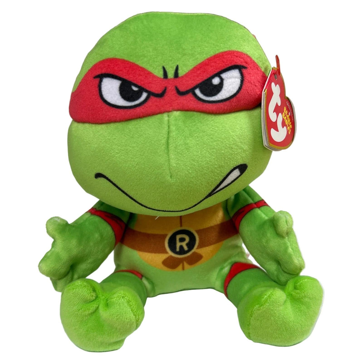 TY Teenage Mutant Ninja Turtles Raphael Floppy 6 Inch Plush